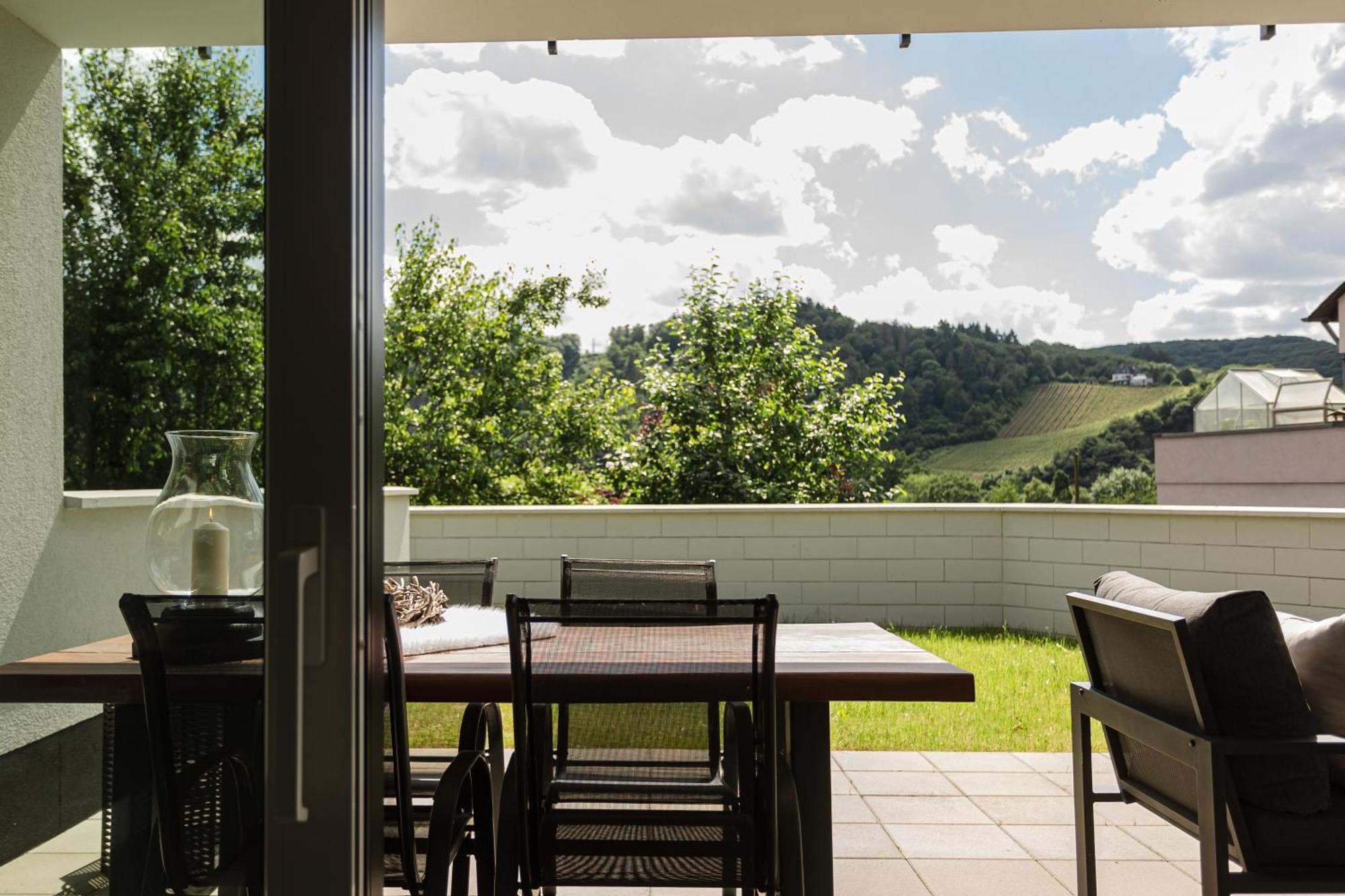 Luxusferienwohnung Moselruhe Bullay Mit Grosser Terrasse Und Schoenem Ausblick Kültér fotó